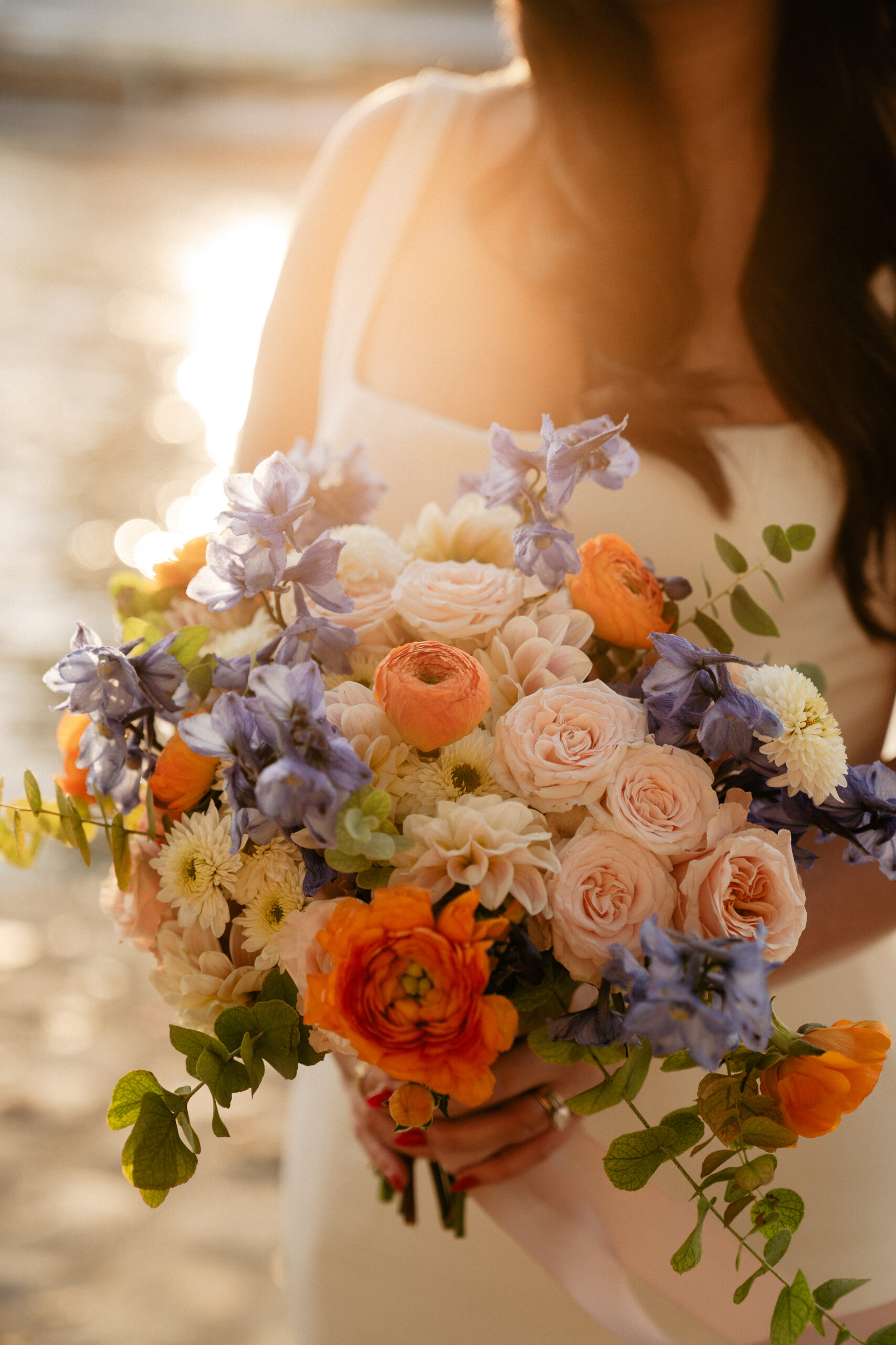 Paris Elopement Packages Elopement Photographer Videographer bride with bouquet