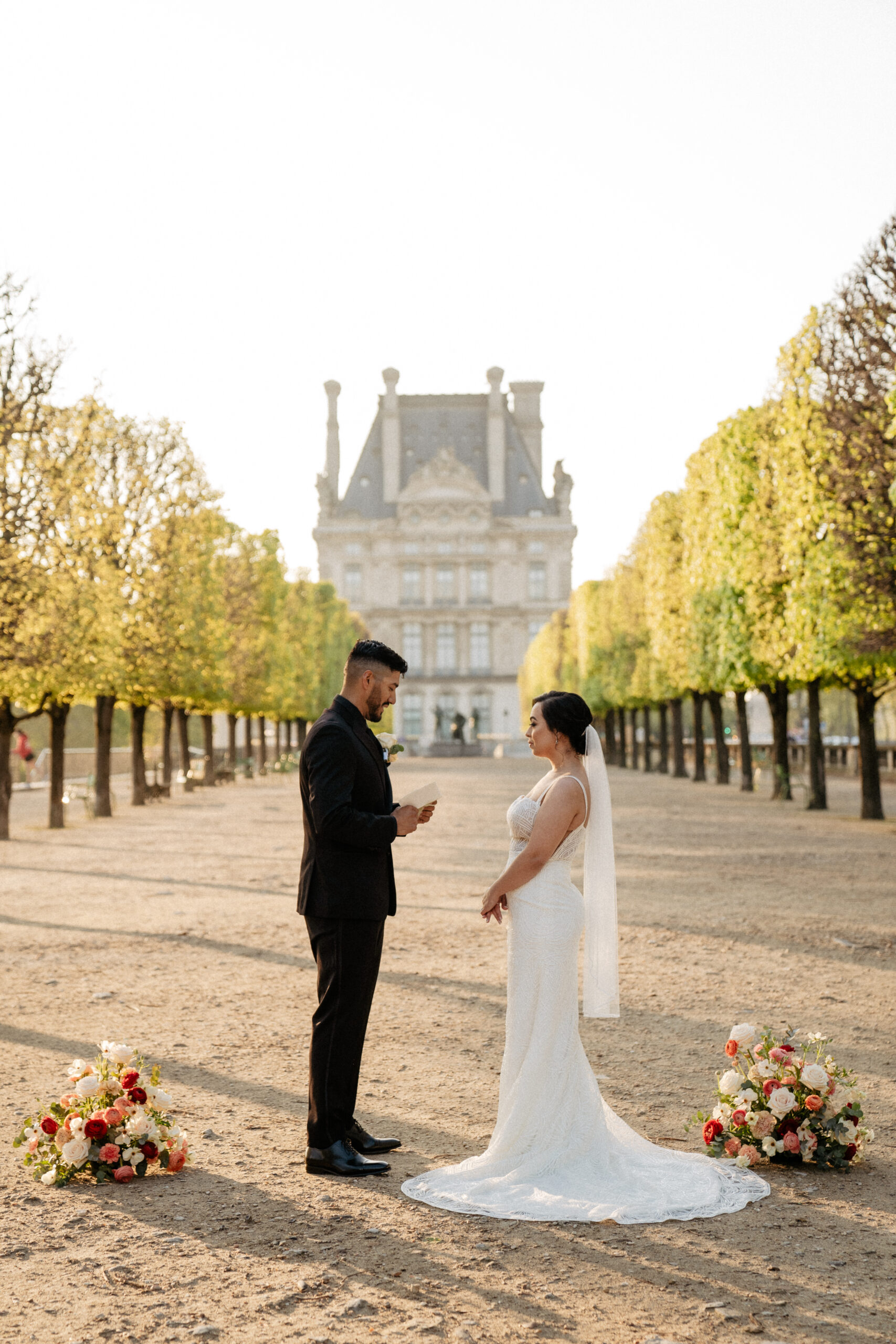 Best Elepement Ceremony Locations in Paris at the Tuileries Garden - Jardin des Tuileries